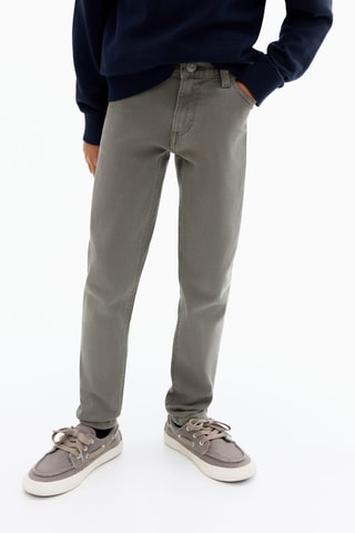 Pantalon droit - Kaki