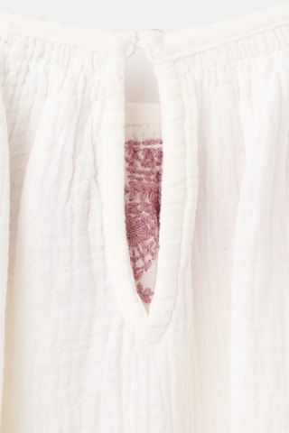 Blouse brodée en coton - Écru