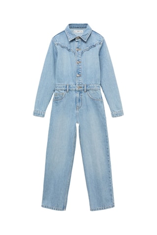 Combi-pantalon denim - Bleu clair