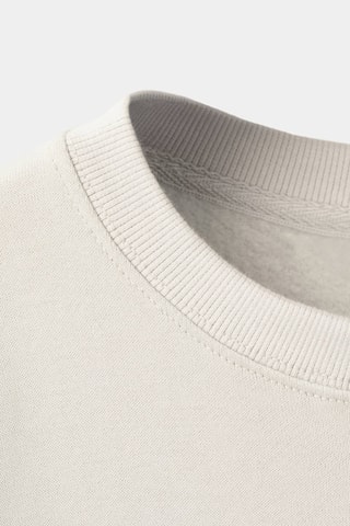 Sweat-shirt coton imprimé - Gris