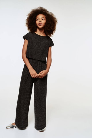 Combi-pantalon en lurex - Noir