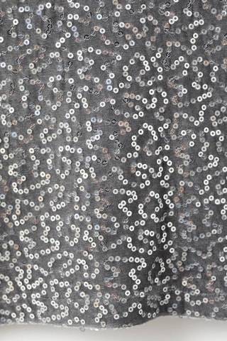 Pantalon à paillettes style jupe-culotte - Argenté