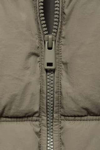 Gilet matelassé à capuche - Kaki