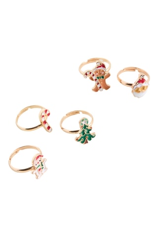 Lot 5 bagues de Noël