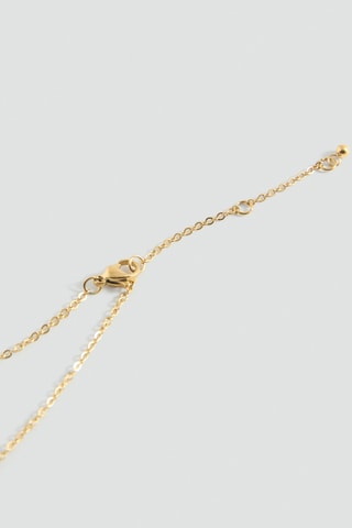 Collier pendentif lettre
