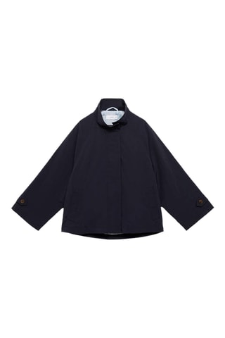 Trench détail boutons - Bleu marine
