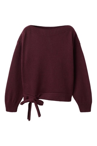 Pull-over en maille fine - Rouge