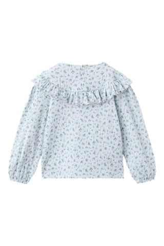 T-shirt imprimé floral - Gris clair