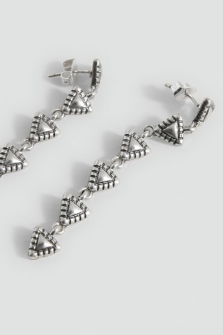 Boucles d'oreilles pendantes géométriques
