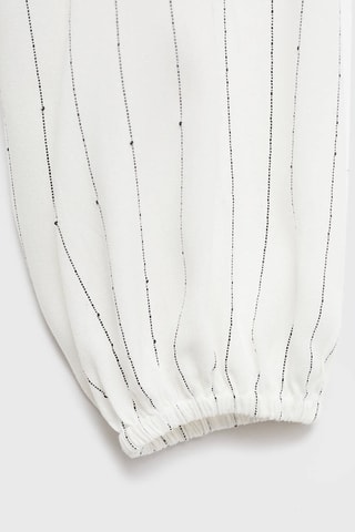 Blouse détails brodés - Blanc