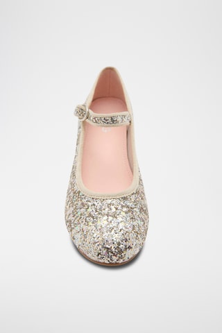 Chaussures à talon paillettes - Doré