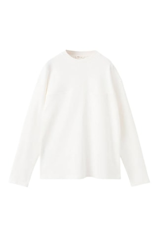 T-shirt couture poche - Blanc