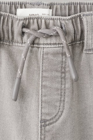 Jean slim-fit avec cordon - Gris