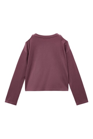 T-shirt cut out - Bordeaux