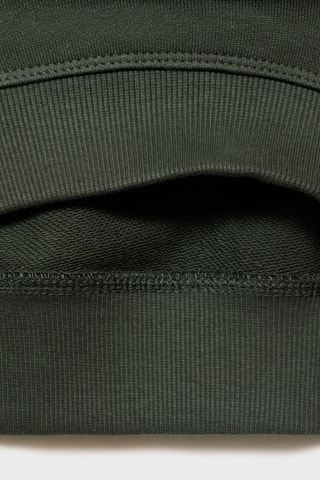 Sweat-shirt imprimé capuche - Vert