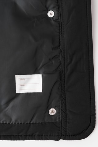 Anorak plume à capuche - Noir