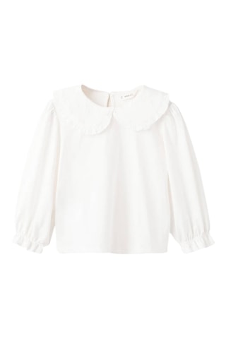 T-shirt coton brodé - Blanc