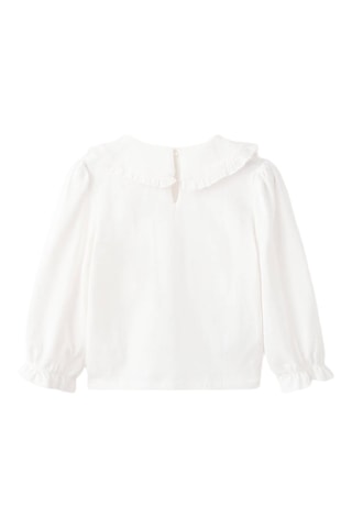 T-shirt coton brodé - Blanc