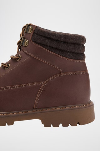 Bottes de montagne à zip - Marron