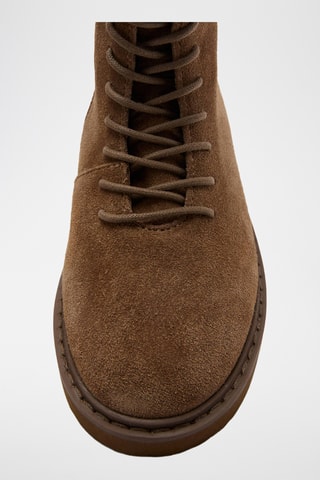 Bottes cuir franges - Marron