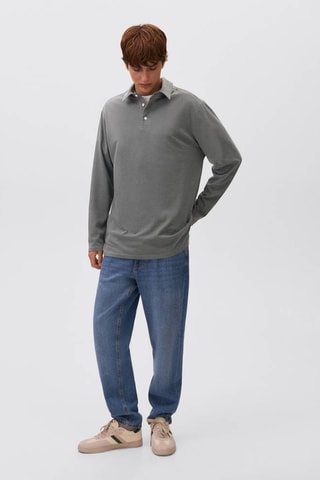 Polo basique coton - Gris
