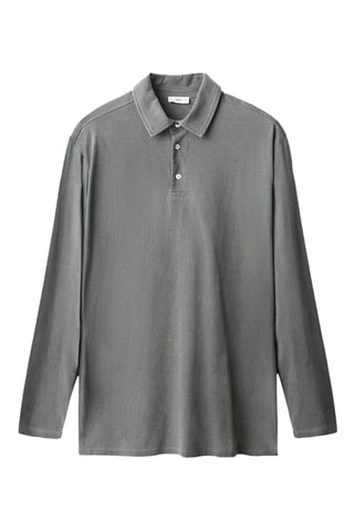 Polo basique coton - Gris