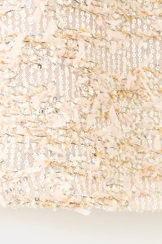 Robe courte à paillettes - Doré