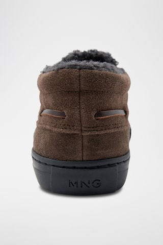 Chaussures lacées cuir - Marron