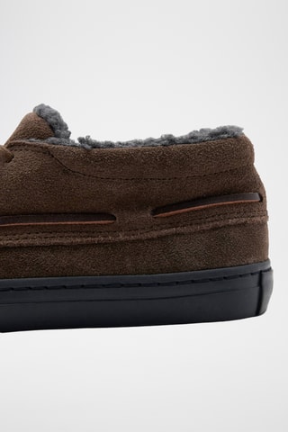 Chaussures lacées cuir - Marron