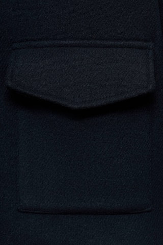 Manteau drap de laine - Bleu marine