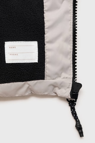 Anorak matelassé à capuche - Beige