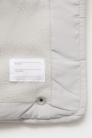 Anorak matelassé à capuche - Gris clair