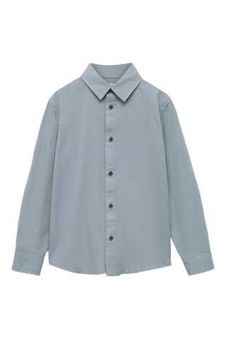 Chemise en coton - Turquoise