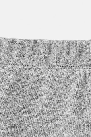 Jupe évasée en maille - Gris