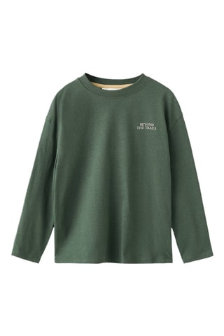 T-shirt coton imprimé - Vert