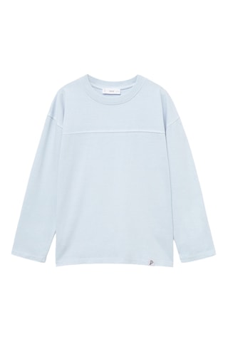 T-shirt coton couture - Bleu