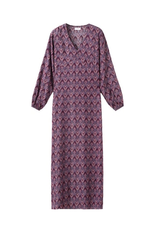 Robe imprimée Lurex - Violet