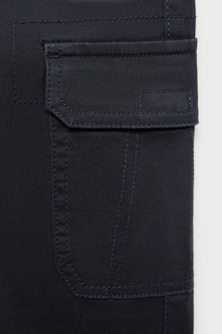 Pantalon cargo coton - Bleu marine