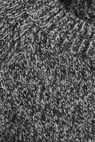 Pull-over maille chinée - Gris