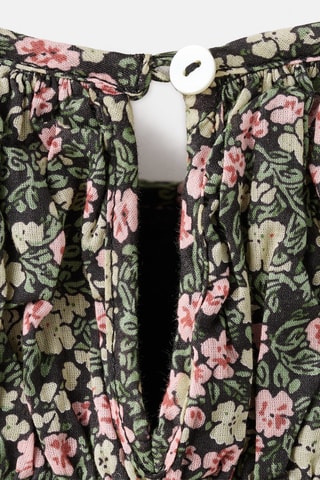 Blouse à fleurs - Vert