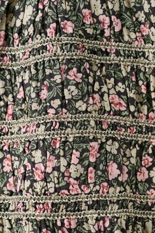 Blouse à fleurs - Vert