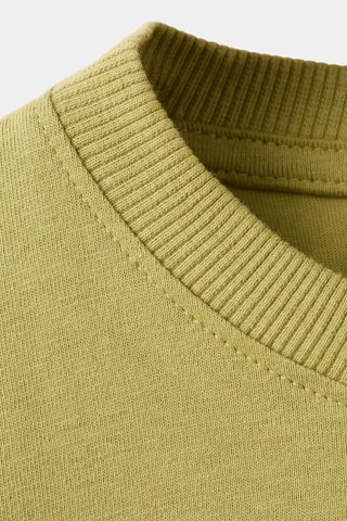 T-shirt coton détail poche - Vert