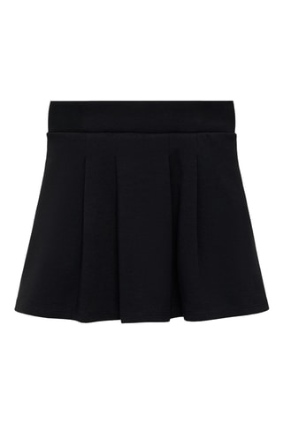 Jupe courte en coton - Noir