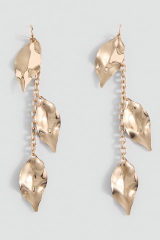 Boucles d'oreilles pendantes feuilles