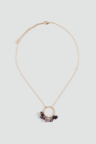 Collier pendentif pierres