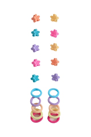 Lot barrettes et élastiques
