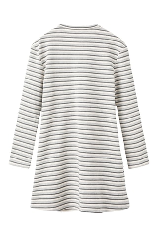 T-shirt cut-out Lurex - Gris