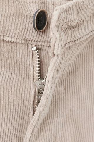 Pantalon cargo velours côtelé - Beige