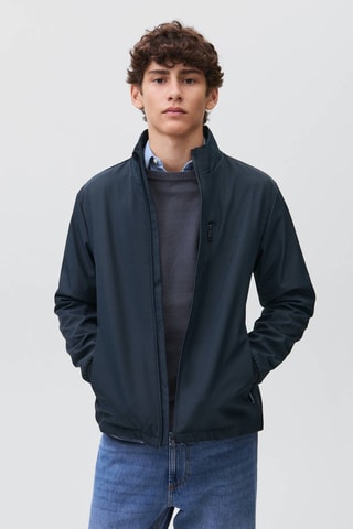 Parka poches - Bleu marine