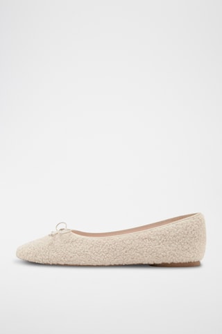 Ballerines fourrure mouton - Blanc